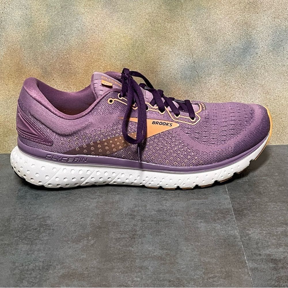 Brooks Glycerin 18 1203171B590 Purple Women's Running Shoes Size 11B - Picture 9 of 16